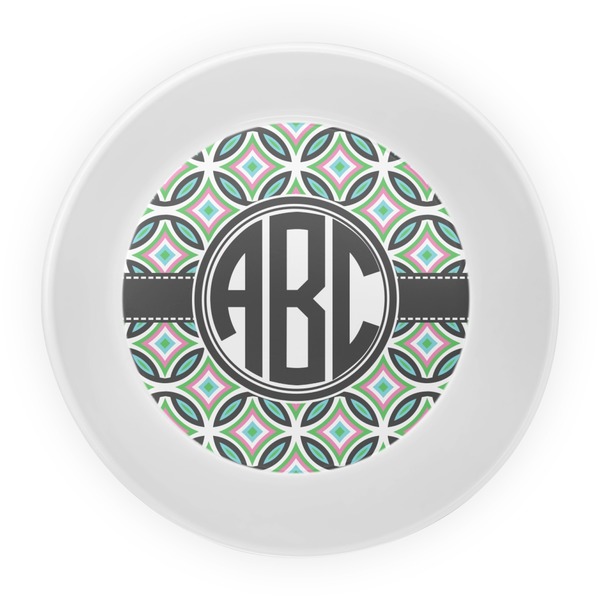 Geometric Circles Melamine Bowl - Center