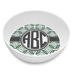 Geometric Circles Melamine Bowl - 8 oz (Personalized)