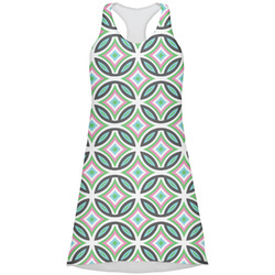 Geometric Circles Racerback Dress