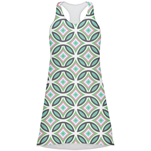 Custom Geometric Circles Racerback Dress