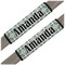 Geometric Circles Seat Belt Covers (Set of 2) (Personalized)