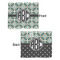 Geometric Circles Security Blanket - Front & Back View