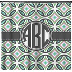 Geometric Circles Shower Curtain - Custom Size (Personalized)