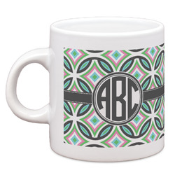 Geometric Circles Espresso Cup (Personalized)