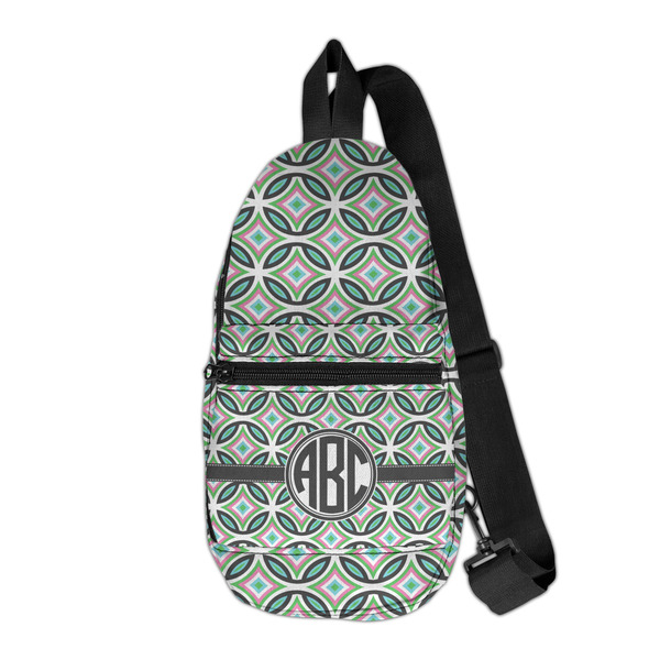 Custom Geometric Circles Sling Bag (Personalized)