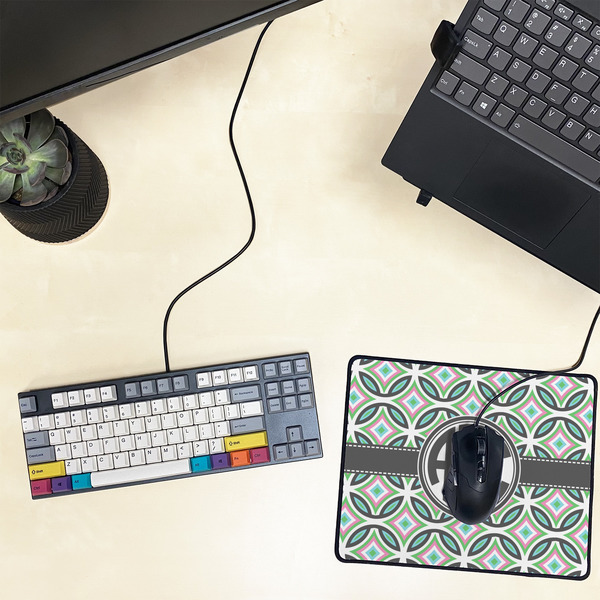 Geometric Circles Small Gaming Mats - LIFESTYLE