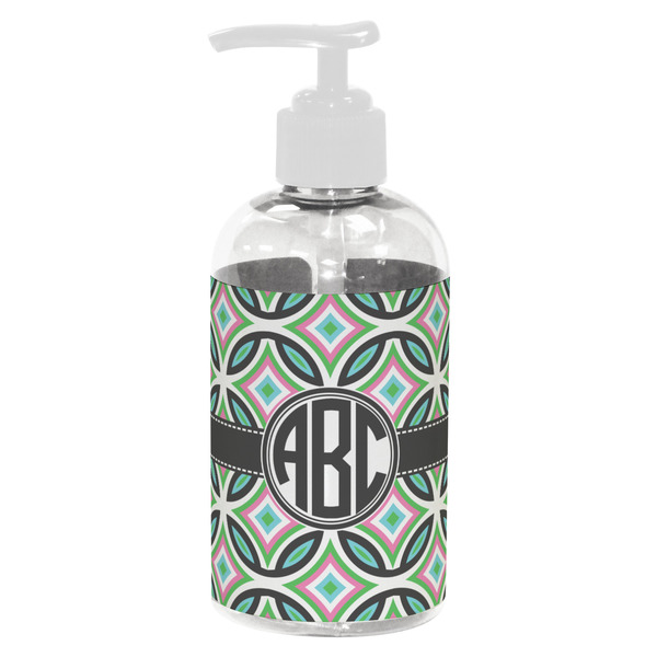 Geometric Circles Small Liquid Dispenser (8 oz) - White