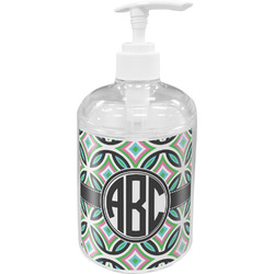 Geometric Circles Acrylic Soap & Lotion Bottle (Personalized)