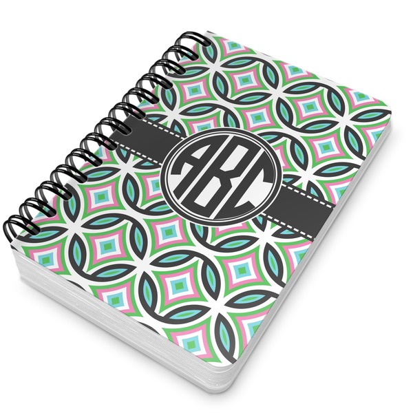 Geometric Circles Spiral Journal 5 x 7 - Main