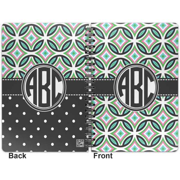 Geometric Circles Spiral Journal 7 x 10 - Apvl