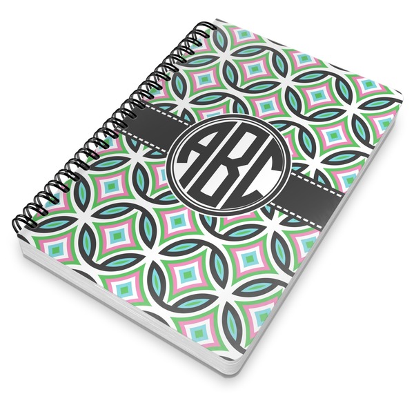 Geometric Circles Spiral Journal 7 x 10 - Main