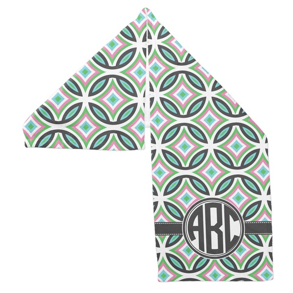 Geometric Circles Sports Towel Folded - Both Sides Showing