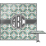 Geometric Circles Square Table Top (Personalized)