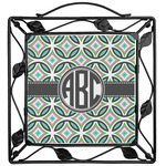 Geometric Circles Square Trivet (Personalized)