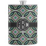 Geometric Circles Stainless Steel Flask (Personalized)