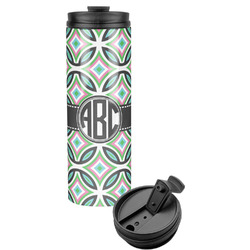 Geometric Circles Stainless Steel Skinny Tumbler (Personalized)