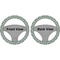 Geometric Circles Steering Wheel Cover- Front and Back