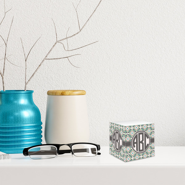 Geometric Circles Sticky Note Cube - LIFESTYLE