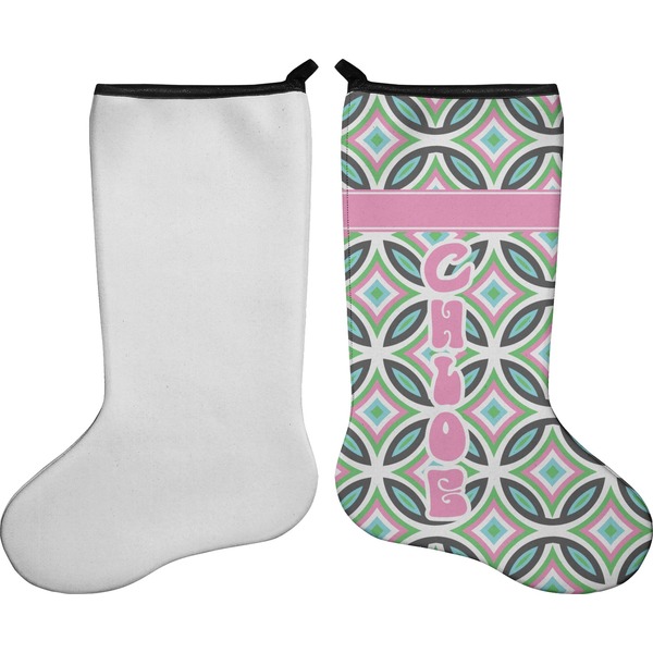 Geometric Circles Stocking - Single-Sided - Approval