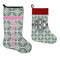 Geometric Circles Stockings - Side by Side compare