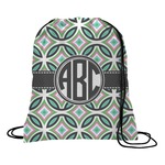 Geometric Circles Drawstring Backpack (Personalized)
