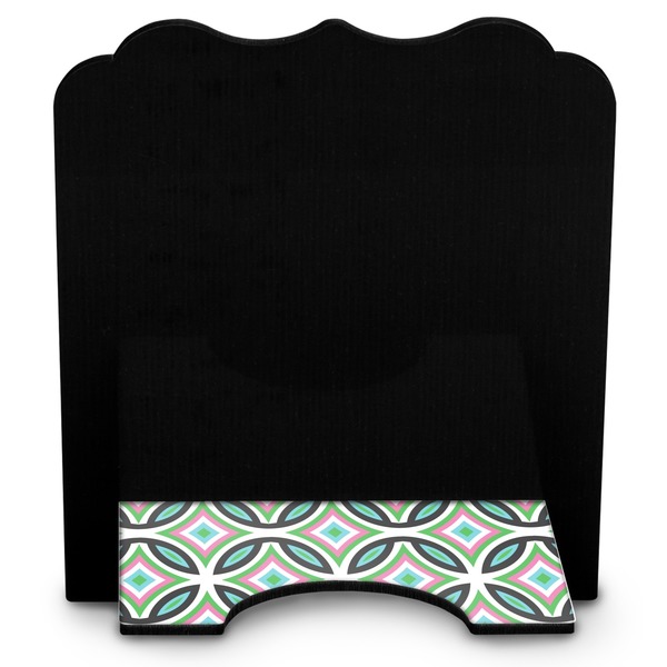 Geometric Circles Stylized Tablet Stand - Back
