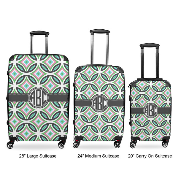 Geometric Circles Suitcase Set 1 - APPROVAL