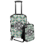 Geometric Circles Kids 2-Piece Luggage Set - Suitcase & Backpack (Personalized)