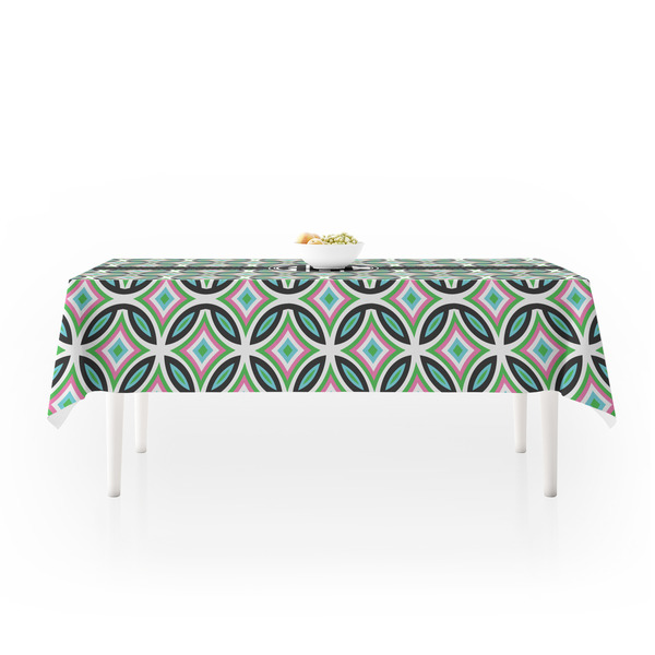 Geometric Circles Tablecloths (58"x102") - MAIN