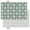 Geometric Circles Tissue Paper - Heavyweight - Small - Front & Back