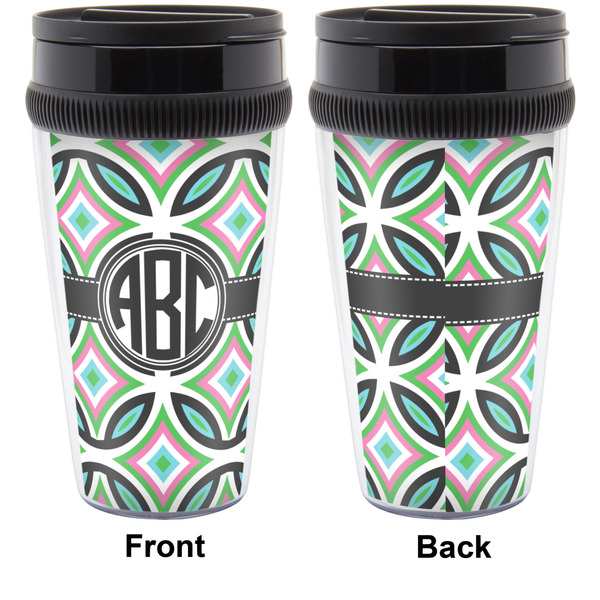 Geometric Circles Travel Mug Approval (Personalized)