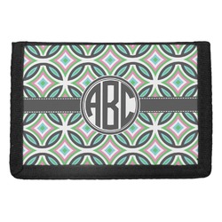 Geometric Circles Trifold Wallet (Personalized)