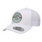 Geometric Circles Trucker Hat - White (Personalized)