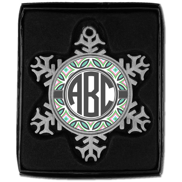 Geometric Circles Vintage Snowflake - In box