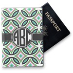 Geometric Circles Vinyl Passport Holder (Personalized)