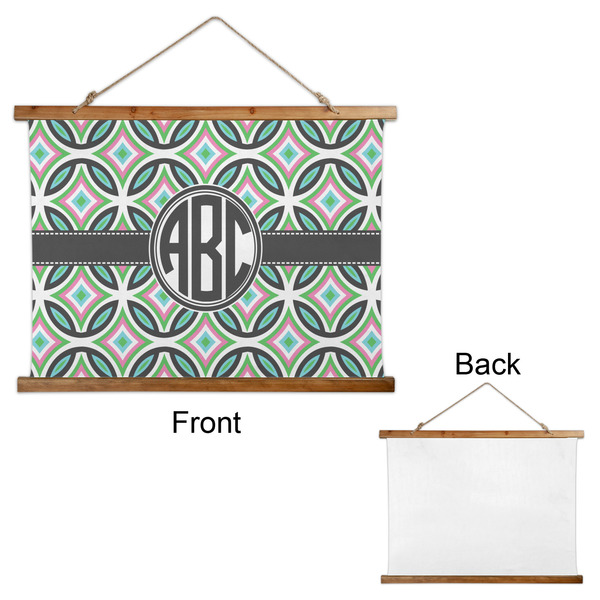 Geometric Circles Wall Hanging Tapestry - Landscape - APPROVAL