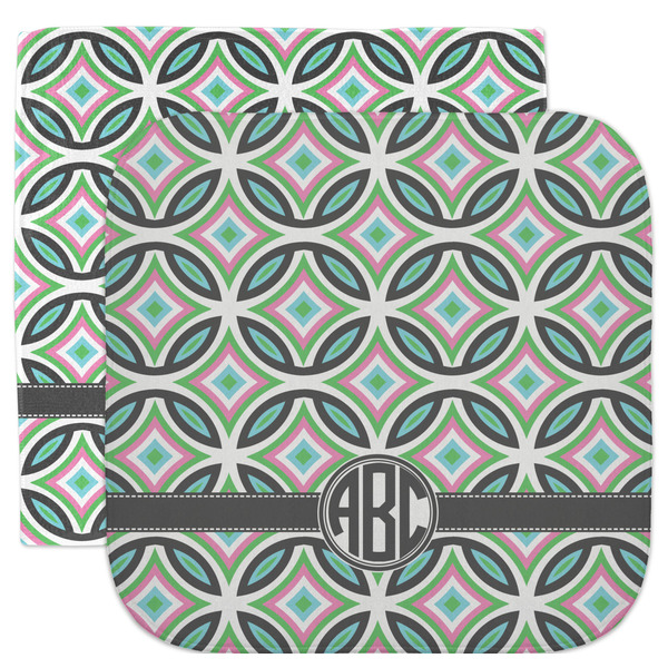 Custom Geometric Circles Facecloth / Wash Cloth (Personalized)