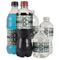 Geometric Circles Water Bottle Label - Multiple Bottle Sizes
