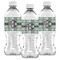 Geometric Circles Water Bottle Labels - Front View
