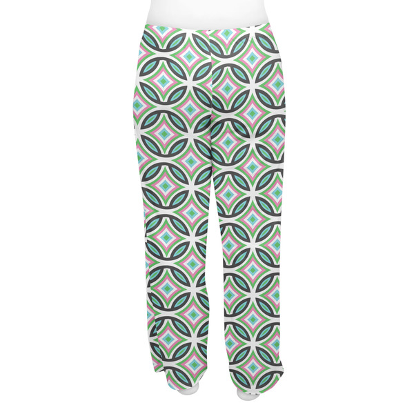 Geometric Circles Women's Pj on model - Back