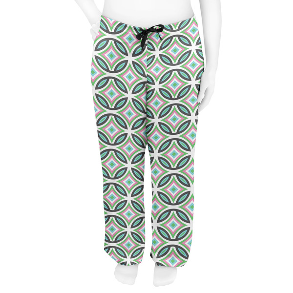 Geometric Circles Women's Pj on model - Front