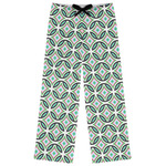 Geometric Circles Womens Pajama Pants - M
