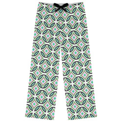 Geometric Circles Womens Pajama Pants - M