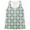 Geometric Circles Womens Racerback Tank Top - 2X Large