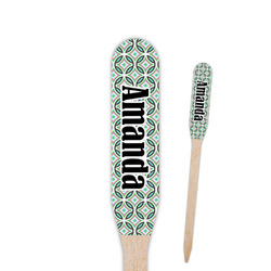 Geometric Circles Paddle Wooden Food Picks (Personalized)