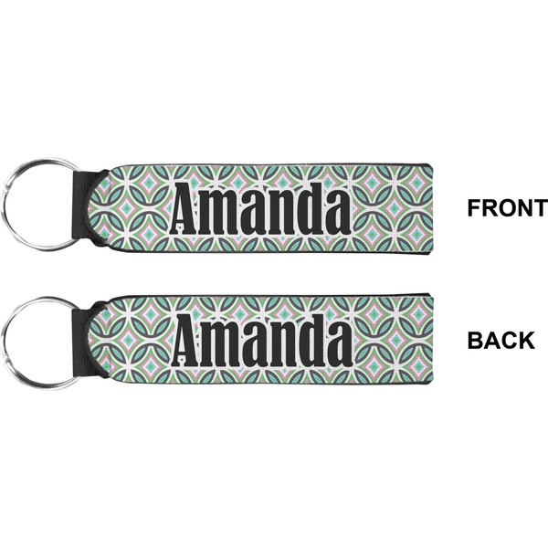 Geometric Circles Wristlet (Front + Back)