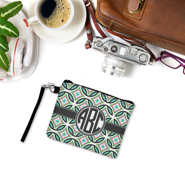 Geometric Circles Wristlet ID Cases - LIFESTYLE