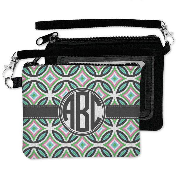 Geometric Circles Wristlet ID Cases - MAIN