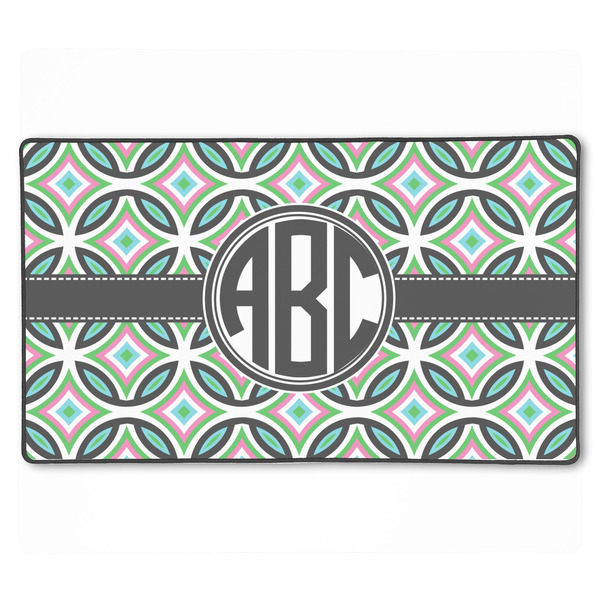 Custom Geometric Circles XXL Gaming Mouse Pad - 24" x 14" (Personalized)