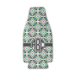 Geometric Circles Zipper Bottle Cooler (Personalized)